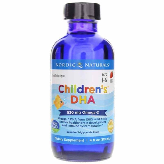 Children's DHA Strawberry Liquid, NRN